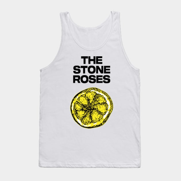 Stone Roses Merch The Stone Roses TSR Lemon Ringer Tank Top by L-Ison